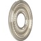 Ekena Millwork Cole PVC Ceiling Medallion (Fits Canopies up to 4 1/4"), Brght Coat Chrome, 10"OD x 3 1/2"ID x 3/4"P CMP10COBCR - alternate 5